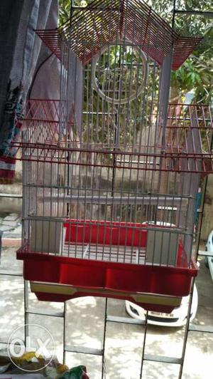 Bird cage new less than one month used