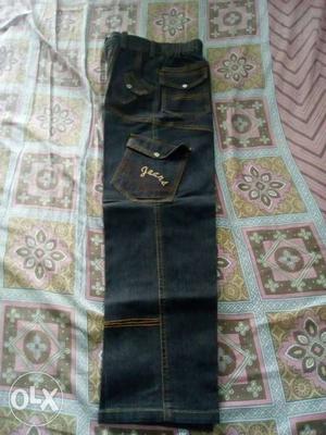 Black jeans with golden border.Used 2 or 3