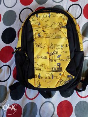 Brand new Yellow And Black Backpack for kids