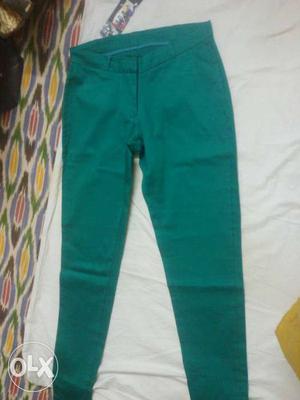 Free culture brand fit skinny mid rise green envy