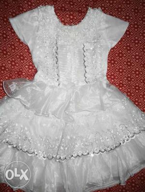 Frilly Fairy Party Frock - 4-6 Yrs