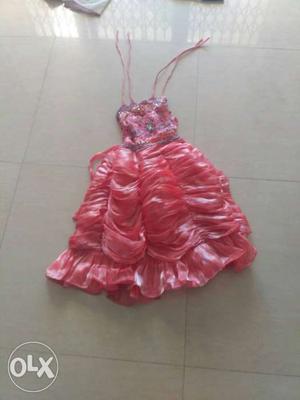 Fully party wear dress size 24 final price made, urgent