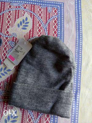 Gray Knit Beanie