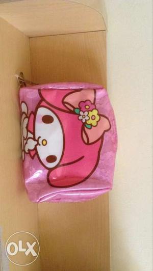 Japanese my melody pink purse, brand new, 10x 6x
