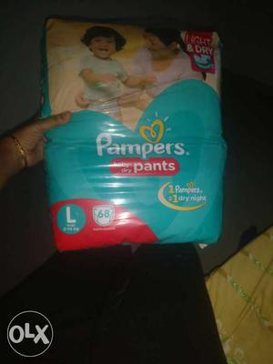 Large pampers 68 piece for 900