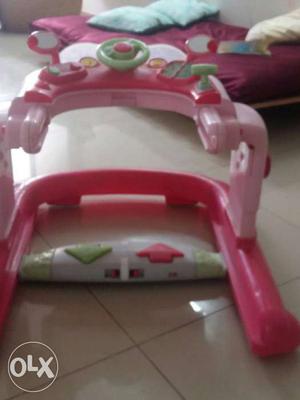 Motherhood girls pink musical car.Good condition.