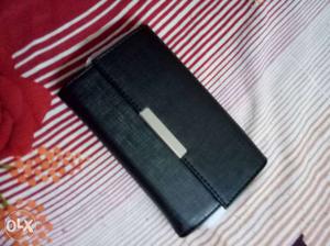 NEW Black Leather Long Wallet