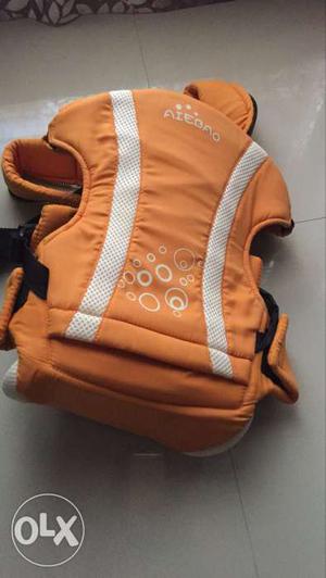 Orange And Gray Aicono Baby Carrier