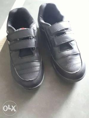Pair Of Toddler's Black Sneakers