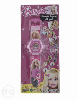 Pink Barbie Digital Watch In Box