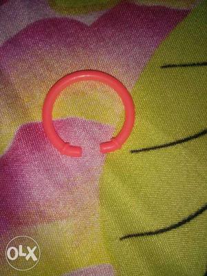 Pink Plastic Bracelet