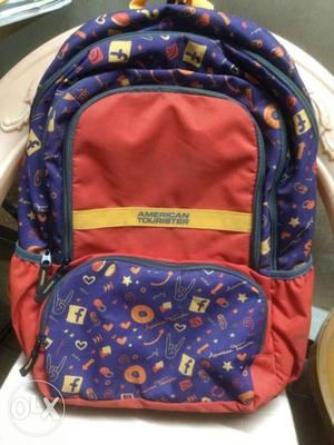 Pruple And Rec Backpack