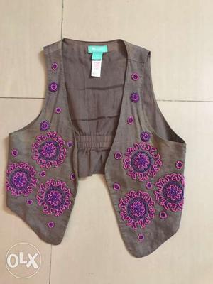Stylish girl vest by Monsoon