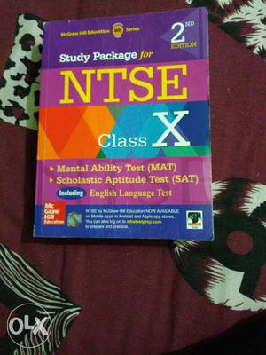 2 NTSE books in good condition. price negotiable