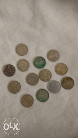 25 paise Copper And Silver Coins