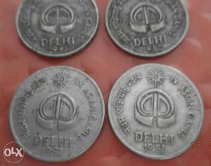 25 paise coin of IX Asian Games Delhi, 