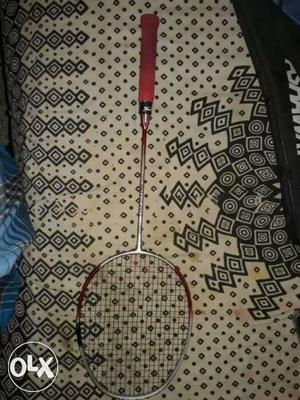 Ashaway Nano Dynamic 80 Red Handled Grey Badminton Racket