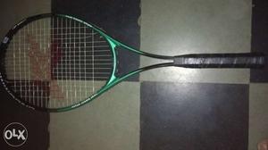 Black And Green Tennis Racket
