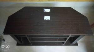 Black Wooden TV Table