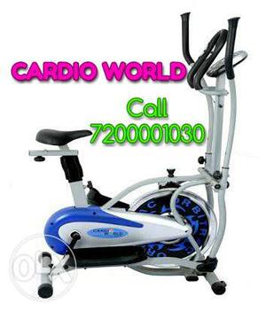 Cardioworld brand elliptical cross trainer at