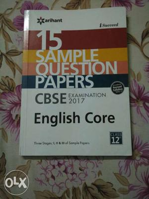 Cbse English core sample question paper 