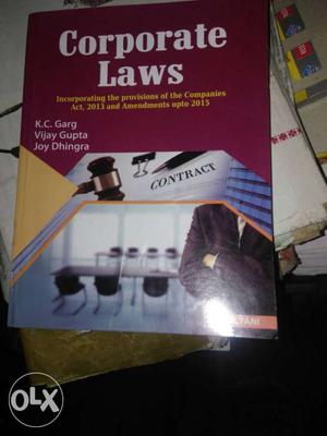 Corporate Laws Book