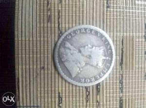 George 5 king empror 1/4 rupee india of 