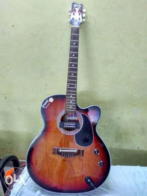 Guitar with cover.5 months old, price negotiable:)