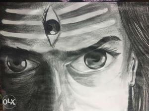 Human Three Eyes Sketch