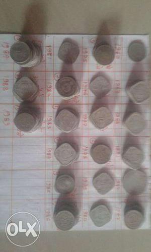 Indian old coin collections of  years