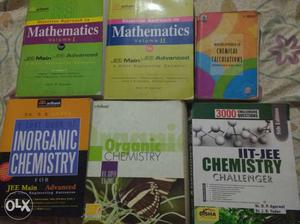 JEE Mathematics and Chemistry books