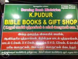 K.Pudur Bible Books And Gift Shop Box