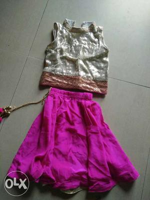 Lehga choli for 17month old girl new