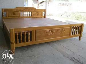 New solid wooden king and queen size cot for sell
