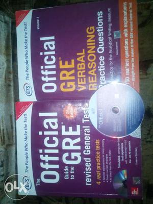 Official GRE books including CD and other