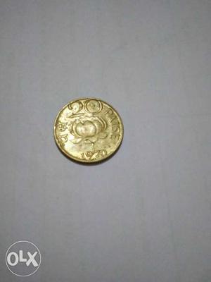 Old  year 20 paise