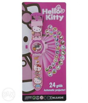 Pink Hello Kitty 24 Grids Automatic Projector Pack