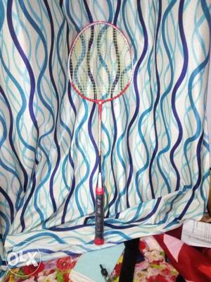 Red Badminton Racket