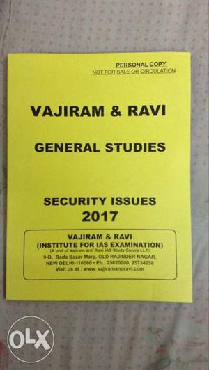 Security Issues UPSC Civil Services Exams Book