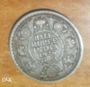 Son  half rupee coin