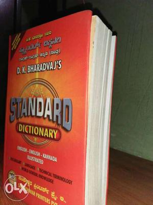 Standard dictionary D. K Bharadvarj