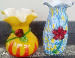 Two ceramic flower vases.Price for one is