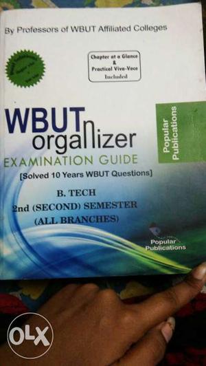 WBUT organizer,B.tech,2nd semester, good condition.