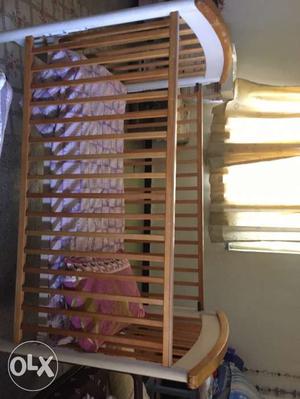 Wooden crib/ baby cot available for resale in