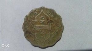 1 anna issued by british gov before independence