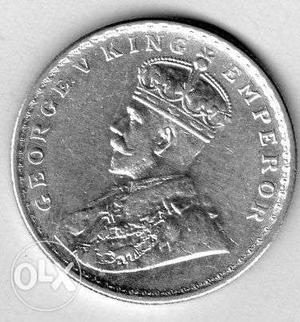 101 Year Old George v king emperor  silver coin