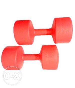 5Kg x 2 Red Body Maxx PVC Dumbell pair