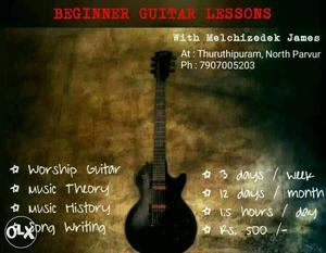 Beginner Worship Guitar Lessons