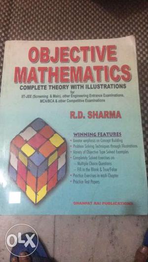 Book Objective Mathematics RD Sharma worth Rs 645