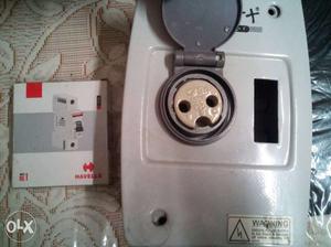 Brand new unused Havell's MCB socket for AC with packing